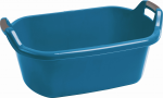 Bowl with handles oval 55L blue