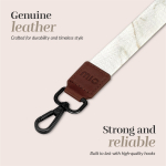 Mio Lanyard lind White Marble