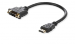 MicroConnect Adapter HDMI - DVI M/F, 15CM Black, HDMI to DVI (24+1)