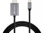 Sandberg USB-C HDMI kaabel 2 m USB-C HDMI kaabel 2 m, 2 m,