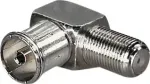 Goobay Adapter F-pesast - TV-pesase, nurkeline