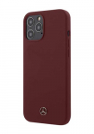 Mercedes-Benz Kvakate silikoonist punane, Apple iPhone 12/12 Pro jaoks, MEHCP12MSILRE