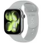 Tech-Protect SILIKONIST APPLE WATCH 8 / 9 / 10 / 11 / 12 / SE / ULTRA (44 / 45 / 46 / 49 MM) LUNAR GREY