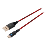 EGOGEAR Kaabel SCH10 Punane/Must T-tp 3m punutud NSW jaoks