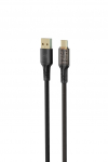 Tellur Andmekaabel USB-st Type-C-le 3A 100cm Must