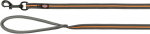 Leash : Trixie Fusion tracking leash, rubberised, M-XL: 10 m|17 mm, graphite|papaya