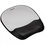 FELLOWES MOUSE PAD MEMORY FOAM/SILVER STREAK 9175801