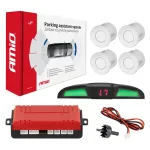 Amio Parkimishjelm ssteem LED COB 4 sensor valge