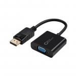 MicroConnect Displayport-VGA M-F adapter Black, V1.2, Active