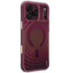 uniq Case Coehl Vela iPhone 18 Pro Max / 17 Pro Max jaoks Magnetlaadimisega viinipunane