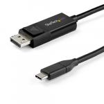 StarTech.com 3,3 jalga (1 m) USB-C kuni DisplayPort 1.4 kaabel 8K 60Hz/4K kahe suuna DP USB-C-le vi USB-C DP-le pratav videoadapterkaabel HBR3/HDR/DSC USB Type-C/Thunderbolt monitori kaabel