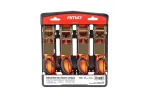 Amio Ratchet tie down komplekt 700kg 25mm 4,5m 4tk BELT-03