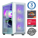 INTOP Ryzen 5 5500 32GB 1TB SSD M.2 NVME RX580 8GB no-OS White