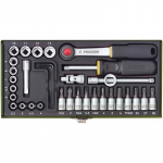 PROXXON 36-osaline komplekt 1/4";