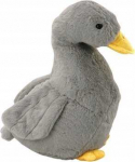 LEAN Toys Plush Goose Mascot Gray Cuddly Plush Duck 40 cm