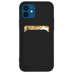 Hurtel Card Case Silicone Cover Wallet with Card Slot Documents for Xiaomi Redmi Note 11 Pro+ 5G / 11 Pro (China) black