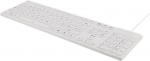 Deltaco TB-505 klaviatuur, valge (TB-505)