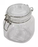 BESK 750 ml klaasist purukannuga purk