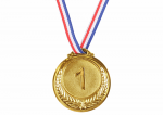 LEAN Toys Gold Medal First Place Prize Trophy Zinc 6.5cm