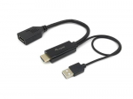 Equip HDMI-DP/USB-A 4K/60Hz Bu/St 0.15m must```