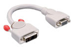 Lindy 0,2 meetri pikkune DVI-VGA adapterkaabel