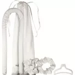 Makeup Revolution Curl Enhance Satin Curling Ribbon Ivory - juuksurulide komplekt