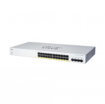 CISCO CBS220-24FP-4G Managed L2 Gigabit Ethernet (10/100/1000) Power over Ethernet (PoE) Valge