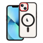 COLOR EDGE MAG COVER lemine kate, hilduv MagSafe'iga IPHONE 13 jaoks, must, punane