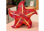 LEAN Toys Mascot Plush Starfish Red Pillow 20 cm