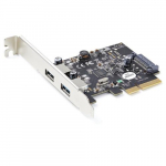 StarTech.com 2-portiline USB PCIe kaart 10 Gbps/portiga - USB 3.1/3.2 Gen 2 Type-A PCI Express 3.0 x2 hostijuhtimisega laienduskaart - lisakaart - tis/madal profiil - Windows AND Linux