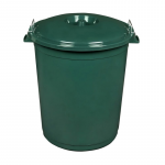 Waste bin Mega 70L Hugo 55x60,5cm dark green