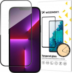 Wozinsky IPhone 15 Plus must tisliimitud tempereeritud klaasist kaitseklass