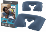 Inflatable Travel Pillow Croissant Blue Bestway 67006