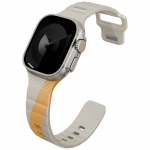 uniq Pasek Stride De Rubber do Apple Watch 49/46/45/44mm beowy