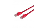 Mercodan UltraFlex-pistikjuhe KAT6 UTP, 0,25 m, Punane, LSZH