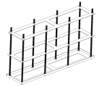 Ernitec Ground-Mount Bracket for Ernitec Outdoor Kiosk Monitor