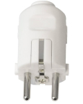 Mercodan SCHUKO-plug 16A valge, sirge