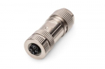 Digitus M12-Bsi X-kooditud IP67, Cat.6A, vljutuskonfektsioneeritud.