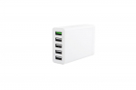 CoreParts Multi-Port USB Charger White 50W 5V 2.4A USB-A 5-ports
