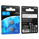 Alkaline patarei LR44 Hoco DLR16, 2 tk