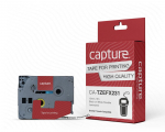Capture 12mm x 8m Black on White Flexible Tape