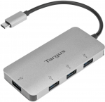 TARGUS USB-C 4-pordiline USB-A jaotur, hall (ACH226EU)
