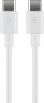 Goobay 51244 USB-kaabel USB 2.0 2 m USB-C Valge