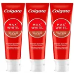 COLGATE Max White Coffee, Tea, Wine Toothpaste Trio - Pasta na zuby 75ml