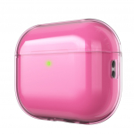 KeyBudz Jelly Series lbipaistev kaitsembris AirPods Pro 3. generatsioonile neonroosa