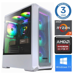 INTOP Ryzen 7 5700X 64GB 500SSD M.2 NVME+2TB RX6600 8GB WIN11