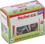 fischer DUOPOWER 6x30 S LD 50 tk
