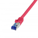 Logilink C6A104S vrgukaabel Punane 15 m Cat6a S/FTP (S-STP)