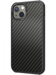 Hama Robust Real Carbon mobile phone case 15.5 cm (6.1) Cover Black