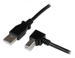 StarTech.com 2m USB 2.0 A to Right Angle B kabel - M/M